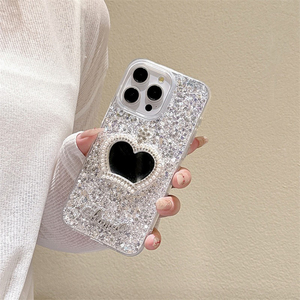 Bán Buôn Tùy Biến Long Lanh Kính Gương Vương Miện Mèo Chân Hàn Quốc Ins Phong Cách Của Phụ Nữ Trường Hợp Điện Thoại Cho Iphone 15 Pro Max 14 13 Cộng Với - Product Image 1