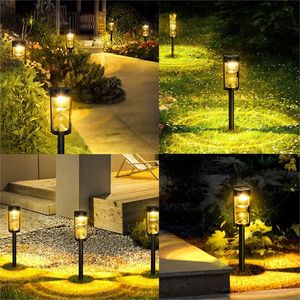 Nouvelle Arrivée Prix de Gros Lampe Solaire de Jardin Couleur Chaude Étanche IP65 en Polysilicium Piquet Solaire Lampes de Paysage Lanterne de Jardin - Product Image 6