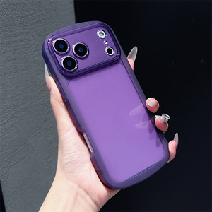 Custodia <span class=keywords><strong>per</strong></span> telefono in TPU Anti-caduta <span class=keywords><strong>per</strong></span> bambina grassa a tinta unita <span class=keywords><strong>per</strong></span> Apple 17promax IPhone16 15/14/13/12P - Product Image 4