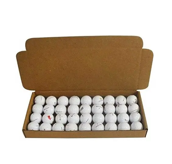 Caixa de embalagem personalizada da bola do golfe impressa caixas de envio para presentes