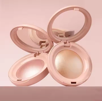 Palette de surligneur Oem Vegan pour le maquillage du visage, poudre pressée personnalisée avec votre logo, vente en gros