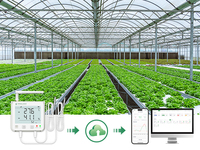 Monitor de Etileno y CO2 GSP100 con WiFi 4G, Registrador de Datos en Tiempo Real, Registrador de Temperatura y Humedad para Almacenamiento de Frutas y Cuartos de Maduración