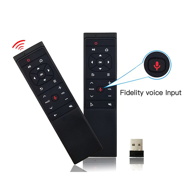 MT12 Smart Voice Remote Control Air Mouse with Motion Sensing for Android Box