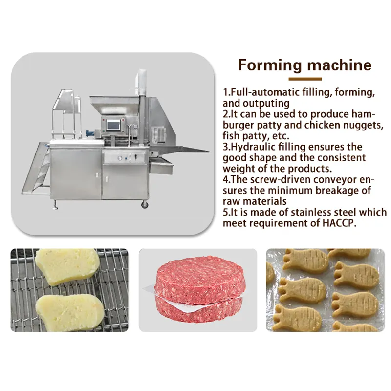 100-1000 kg/h hash brown potato maker per la vendita della cina potato hash brown making machine