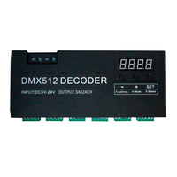 DC5-24V de señal de Control PWM, 24 canales, Digital, RGBW, DMX512, LED, para DMX, RGBW, control de iluminación, directo de fábrica