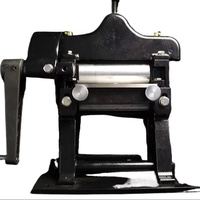 Machine à ébarber professionnelle à manivelle 8116 pour l'amincissement du cuir tanné végétal, nouveau moteur manuel à roulement pour le cuir