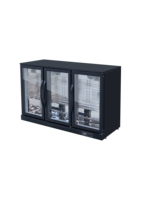 Mini Nevera para Hotel, Enfriador de Bebidas con Puerta de Vidrio de 4 Puertas y Estantes Ajustables para Uso en Supermercados 2-8