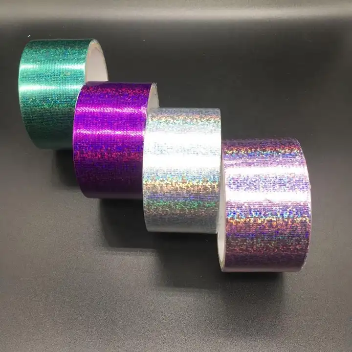 BSCI Factory Holographic Style Duct Tape 6 Assorted Color Set