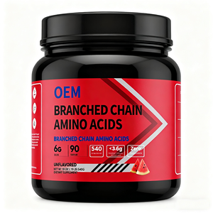 Produttore di polvere di <span class=keywords><strong>BCAA</strong></span> | OEM/Private Label | 2:1:1 istantizzato | CGMP | Opzione vegana | MOQ 500 + | Costruzione muscolare | Assistenza sanitaria - Product Image 1