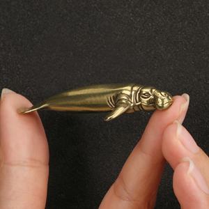 海狮摆件黄铜摆件手工海狮雕塑装饰玩具 - Product Image 4