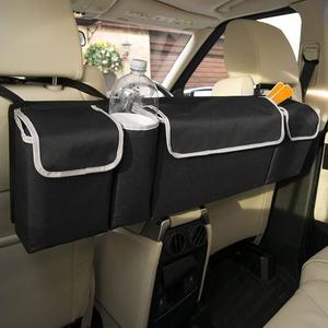 Luxury PU Leather Collapsible Car Trunk Storage Organizer Box with Metal Lock