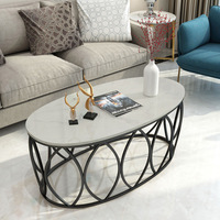 Table basse en pierre frittée au design moderne, vente en gros, couleurs blanc, noir, gris pour la décoration intérieure du salon