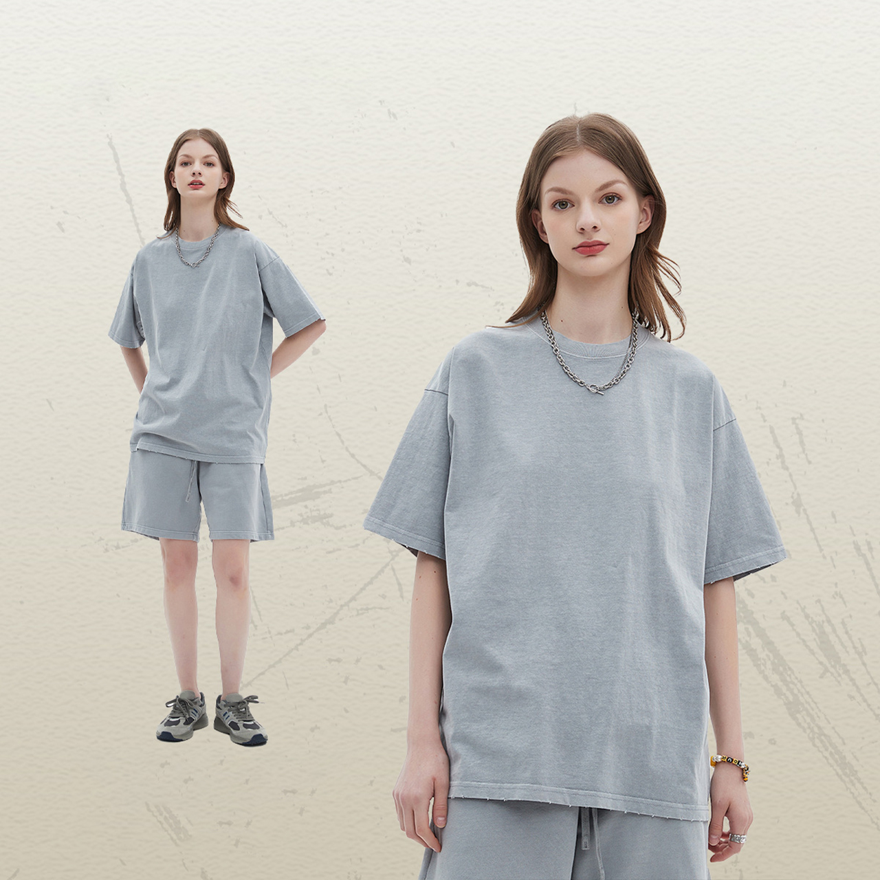 Gris moyen rétro