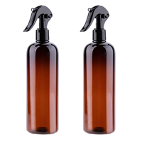 4oz 5oz 8oz 10oz 12oz 16oz Bouteilles de pulvérisation d'eau à gâchette en plastique noir blanc Pulvérisateurs à brouillard