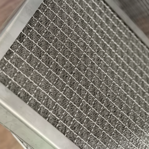 SUS 304 Stainless Steel <b>Filter</b> Panels for Oil Mist Separation and Gas Filtration Used in Range <b>Hood</b> Parts - Product Image 1