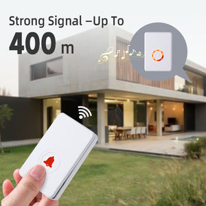 กระดิ่งกันน้ำไร้สาย48เมโลดี้กันน้ำ IP66สัญญาณสูงถึง400เมตรสำหรับวิลล่ามีฟังก์ชั่นไฟกลางคืน - Product Image 1