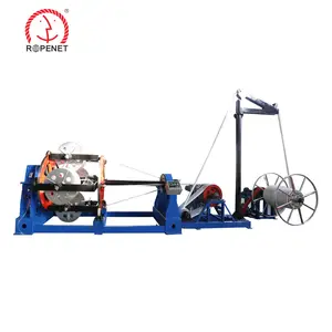 D type rope machine one rope maker with two stranders