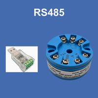RS68 pemancar suhu modul termokopel PT100 Sensor RJKSTEBN ke RS485 presisi tinggi