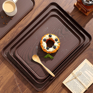 Hotel Restaurant Square Tee tablett Kaffee tablett Kaffee werkzeuge Holz paletten Bambus tablett - Product Image 3