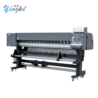 Máquina de Impresión Digital de Formato Ancho Yinghe YH-2002A de Dos Cabezales, 2 m de Ancho, Cabezales Industriales, Plotter de Alta Precisión de 1440 dpi