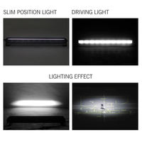 Barre LED pour voiture combinée spot et projecteur haute puissance 4X4, super lumineuse, barre lumineuse LED incurvée de 22 pouces, barre lumineuse LED tout-terrain