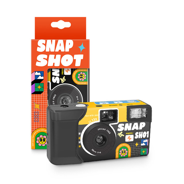 Big Eye Disposable Film Camera Point-and-Shoot Custom Text Custom 3MM 35mm Film Mini Style Disposable Camera
