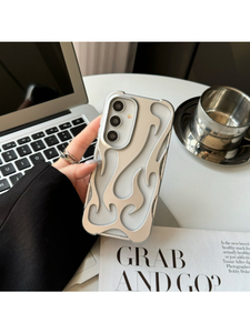 Scavata effetto fuoco antiurto morbida Tpu dissipazione del calore del telefono custodia protettore per <span class=keywords><strong>Samsung</strong></span> Galaxy S24 S23 <span class=keywords><strong>S22</strong></span> <span class=keywords><strong>Ultra</strong></span> - Product Image 4