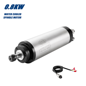 Motor de Husillo CNC Refrigerado por Agua Zhong Hua Jiang 0.8KW ER11 65mm 110V/220V Venta al por Mayor de Fábrica para Taladrado y Grabado - Product Image 1