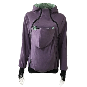 Chaqueta portabebés Kangaroo prendas de vestir exteriores sudaderas con capucha y sudaderas <span class=keywords><strong>abrigo</strong></span> para mujeres embarazadas embarazo Bebé usando <span class=keywords><strong>abrigo</strong></span> <span class=keywords><strong>mujer</strong></span> L - Product Image 2