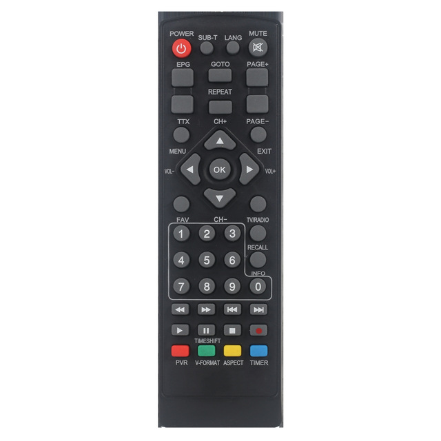 DVB-T2 Remote Control STB Remote Control for Russian and Indonesia Market