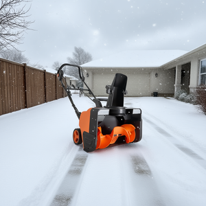 Souffleuse à neige électrique 20 pouces, cordon 15A, phares LED doubles, gueule rotative à 180 degrés, portée de projection de 25 pieds, profondeur de 12 pouces - Product Image 2