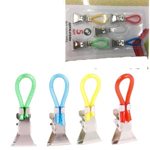 5 pinces à suspendre <span class=keywords><strong>pour</strong></span> torchons, pinces métalliques à accrocher, boucles, pinces à suspendre <span class=keywords><strong>pour</strong></span> serviettes de cuisine, accessoires de salle de bain - Product Image 1