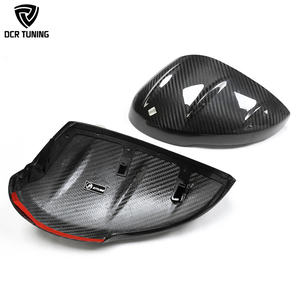 Copri Specchietto Retrovisore in Fibra di Carbonio a Secco Stile <span class=keywords><strong>Mugen</strong></span> per Honda Civic 11ª Generazione con Taglio per Indicatore di Direzione - Product Image 6