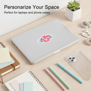 Custom holographic vinyl decorative stickers self-adhesive <b>labels</b> waterproof holographic die-cut stickers with your own logo. - Product Image 5