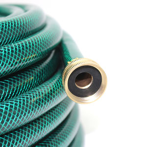 Высококачественный гибкий садовый шланг из ПВХ для высокого давления, износостойкий, армированный волокном, безскручивающийся - Product Image 4