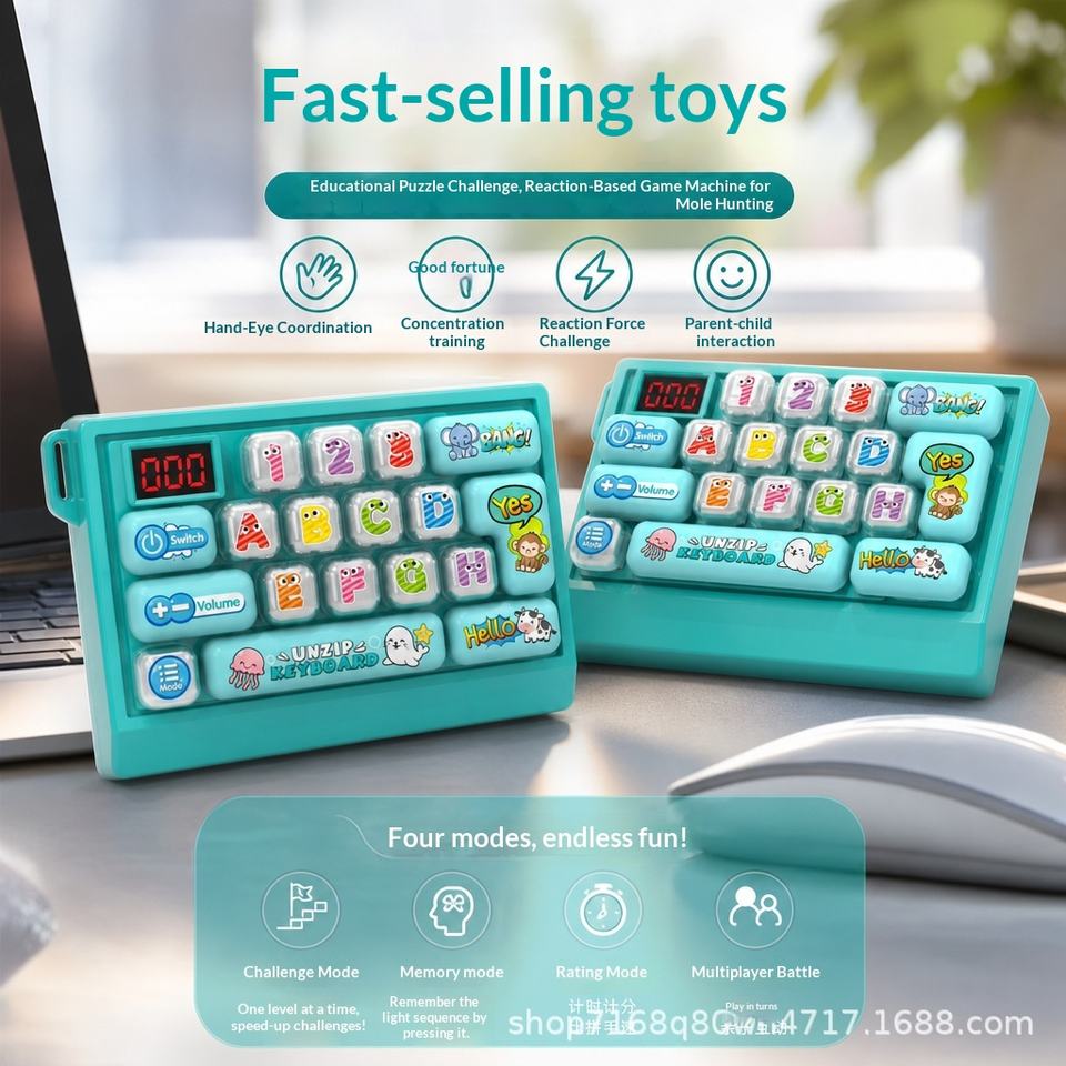 New Keyboard-style Arcade Game Machinepress-and-play Brain-training ...