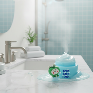 Labit DR G Mascarilla facial coreana para el cuidado de la piel Limpieza de poros Control de sebo Exfoliante Iluminador Sal mineral calmante - Product Image 3