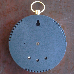 10cm tường trang trí tương tự nhiệt độ ẩm kế nhiệt độ và độ ẩm đo với vòng vàng và vàng Bề mặt độ ẩm mét - Product Image 5