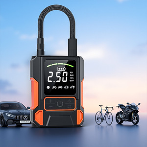 New Arrival Không Dây Điện Mini Xe Đạp Máy Nén Khí Máy Bơm Không Khí Với Kỹ Thuật Số Không Dây Xách Tay Xe Lốp Inflators - Product Image 5