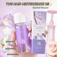 TWG Huile Capillaire Parfumée Longue Durée en Gros, Brume Hydratante et Nourrissante, Huile Capillaire à l'Essence de Raisin, Spray Parfumé pour Cheveux
