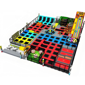 Tùy Chỉnh Trong Nhà Trẻ Em Dành Cho Người Lớn Thương Mại Trampoline Công Viên Và Trung Tâm Chơi Trẻ Em Của Trong Nhà Sân Chơi Trampoline Công Viên Thiết Bị - Product Image 2