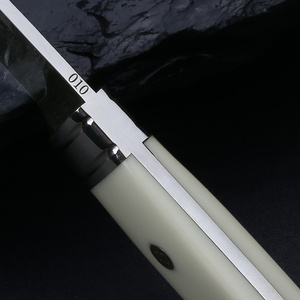 Ergonomic High Quality Custom Shiny Outdoor Camping Fixed Blade <b>Knife</b> Bovine <b>Bone</b> <b>Handle</b> 3Cr13mov Blade 1 Year Warranty OEM - Product Image 4