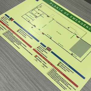 Kế hoạch sơ tán phát sáng phát sáng bản đồ sơ tán phát sáng trong kế hoạch sơ tán khẩn cấp tối - Product Image 5