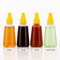 Bouchon en plastique torsadé en gros avec bec verseur pour huile, sauce, miel