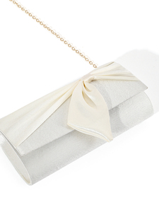 Bell Luxury Brand Red <b>Square</b> Envelope Bowknot Satin Clutch Chain Crossbody Evening Bag Women Elegant <b>Adjustable</b> Underarm - Product Image 5