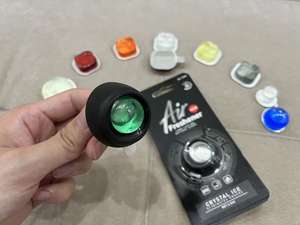 Vente en gros désodorisant personnalisé respirant à saveur de glace en cristal pour bouche d'aération <span class=keywords><strong>recharge</strong></span> en plastique liquide de parfum à membrane respirante pour voiture - Product Image 3