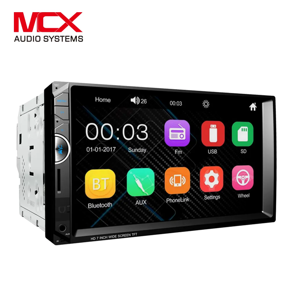 7 inch Universal Car stereo MP5 Carplay Android auto 7inch TFT LCD 2din Car Multimedia Video MP4 MP5 Player