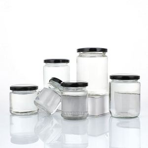 Bocaux en verre mini modernes de 32 oz avec couvercles hermétiques pour le stockage alimentaire et les loisirs créatifs (miel, liquides, épices, confitures) – Contenants de cuisine - Product Image 2