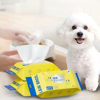 Lingettes Moussantes pour Animaux de Compagnie à Élimination Instantanée des Odeurs en 1 Seconde et Stérilisation des Bols, Vente Directe Usine, Meilleures Ventes