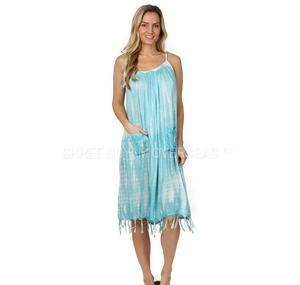 Collection Hippy de vêtements pour femmes Rayon Tie Dye Robe courte d'été - Product Image 2